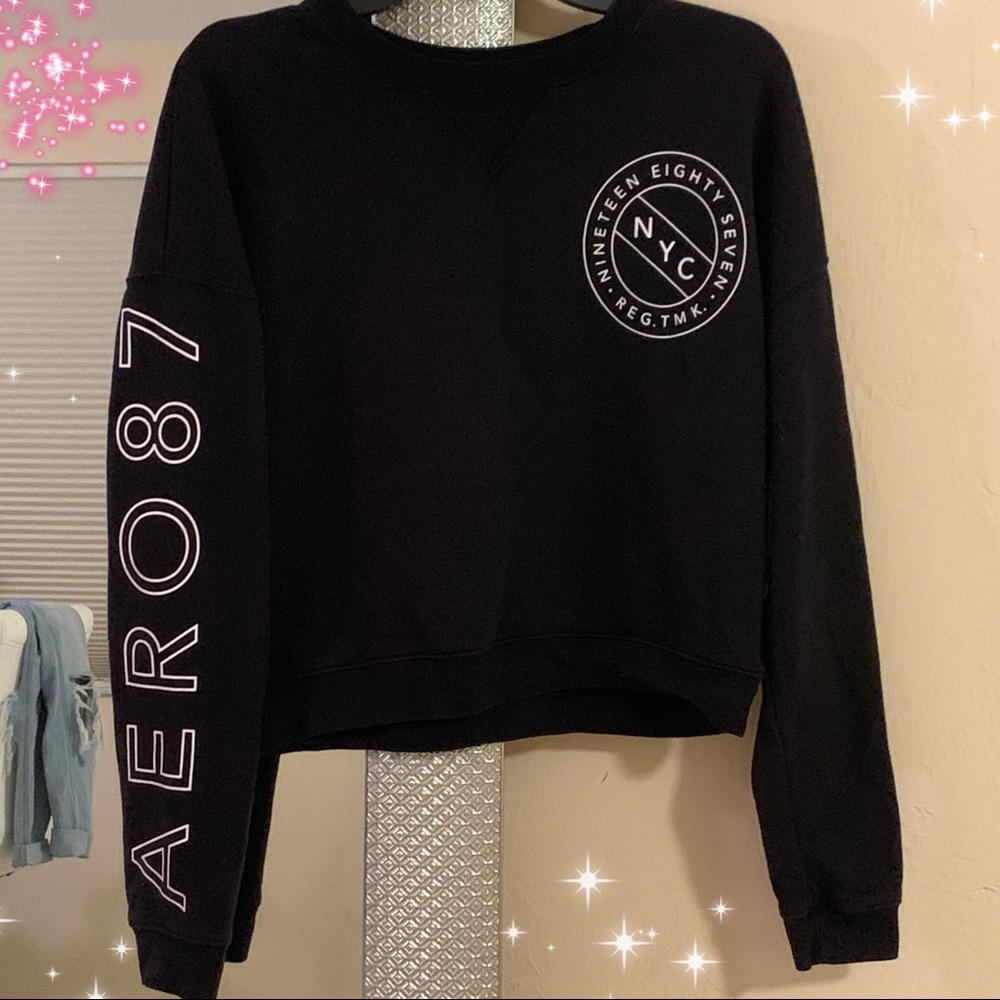 aeropostale black small sweater